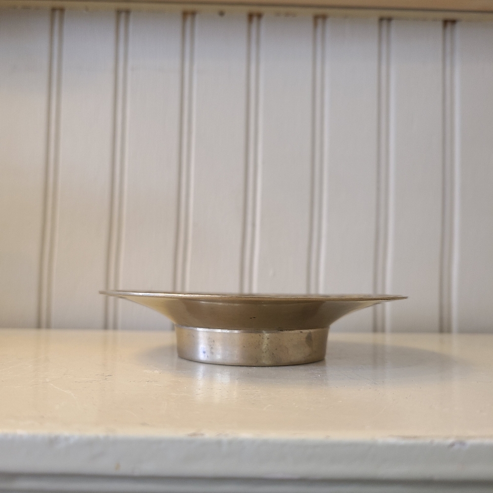 Vintage Brass Ashtray Trinket Dish Korea - Picture 2 of 7
